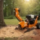 Раскорчёвка с корчевальными машинами