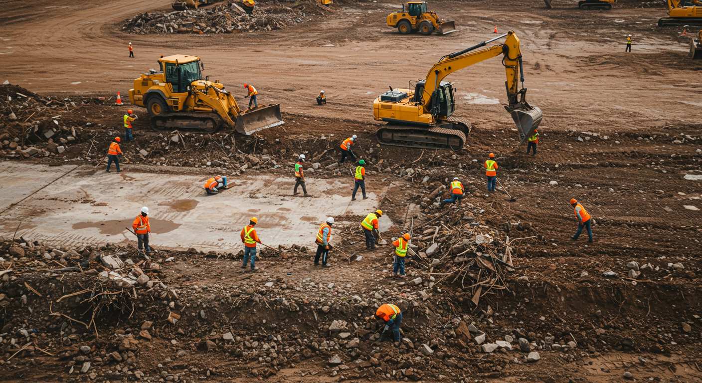 Комплексная уборка территории под застройку