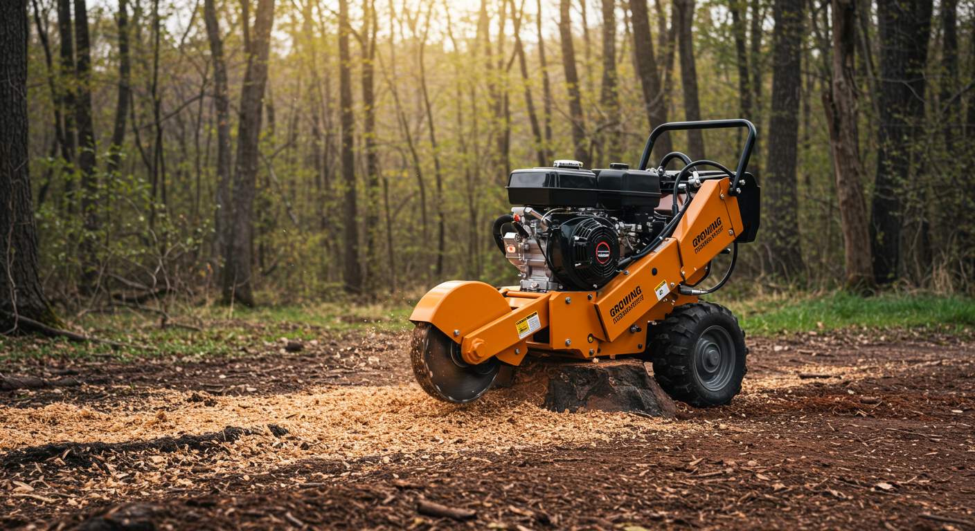 Использование корчевальных машин на участке Корчевальная машина в работе