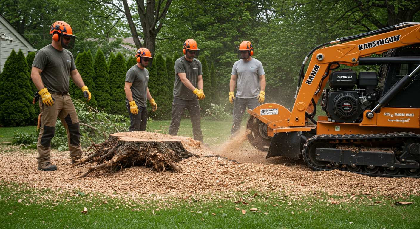 Раскорчёвка и утилизация пней