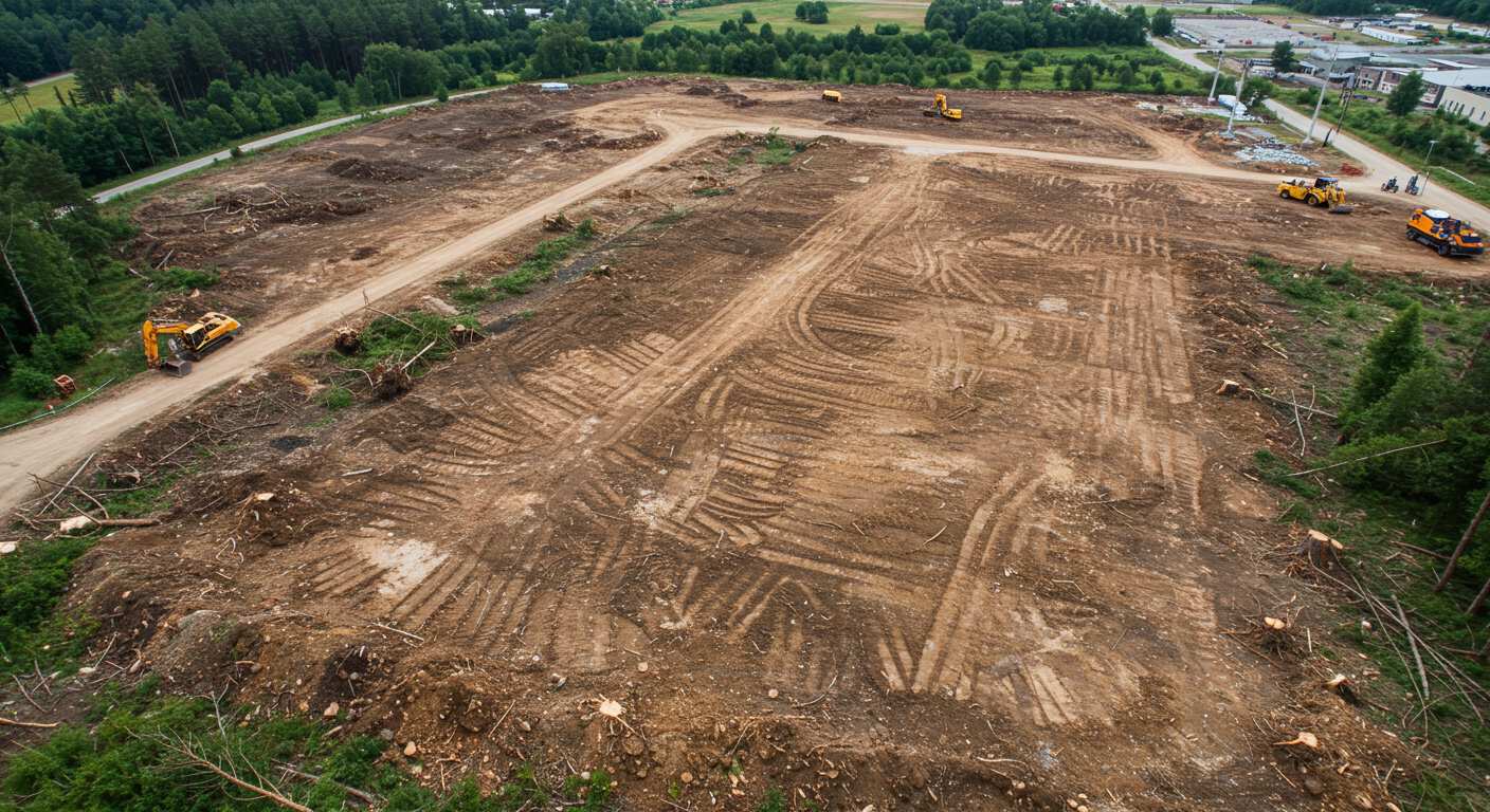 Раскорчёвка земли при освоении участка