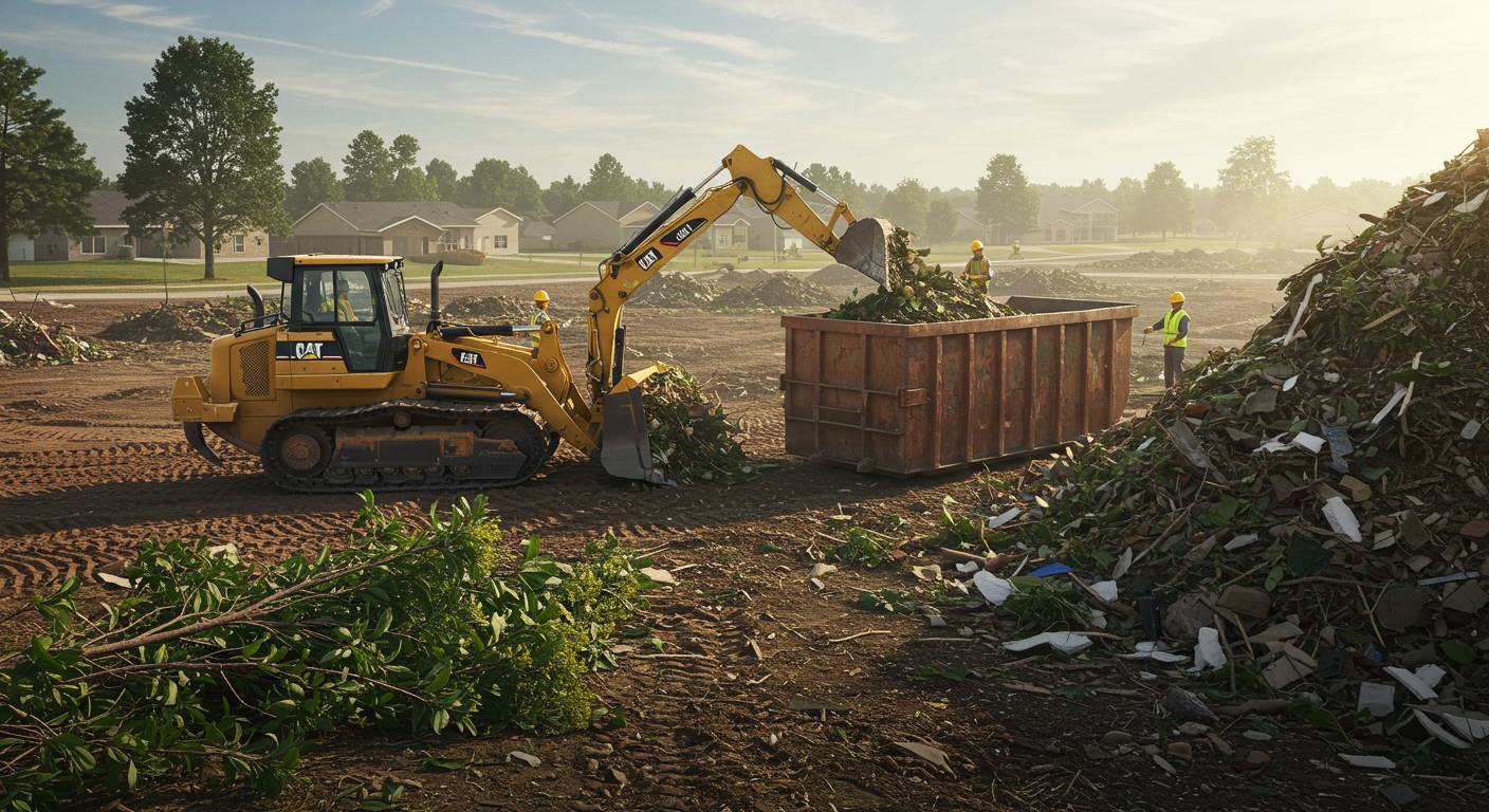 Раскорчёвка земли с утилизацией отходов
