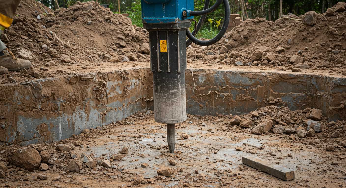 Раскорчёвка с гидромолотом