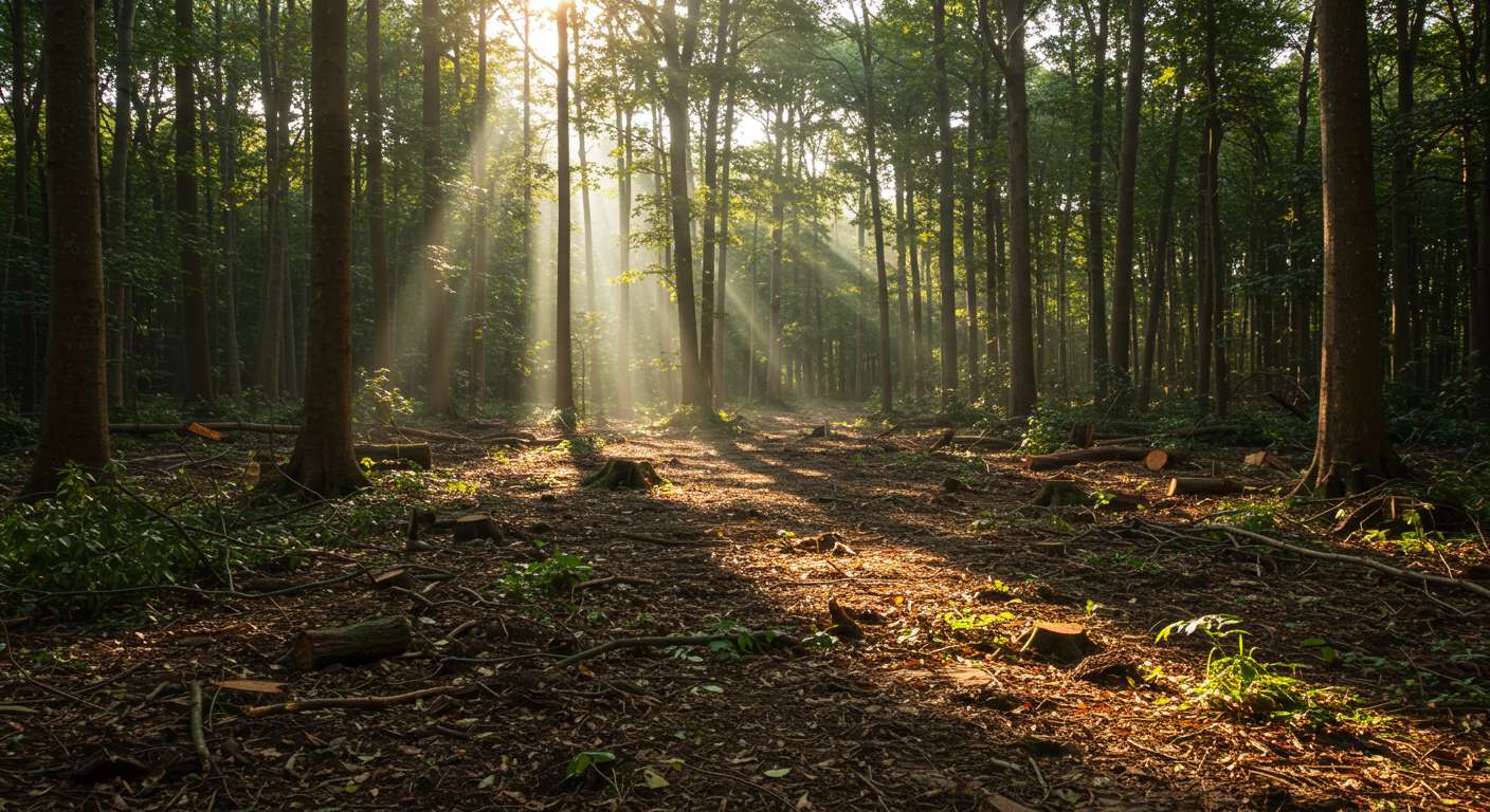 Раскорчёвка лесных участков