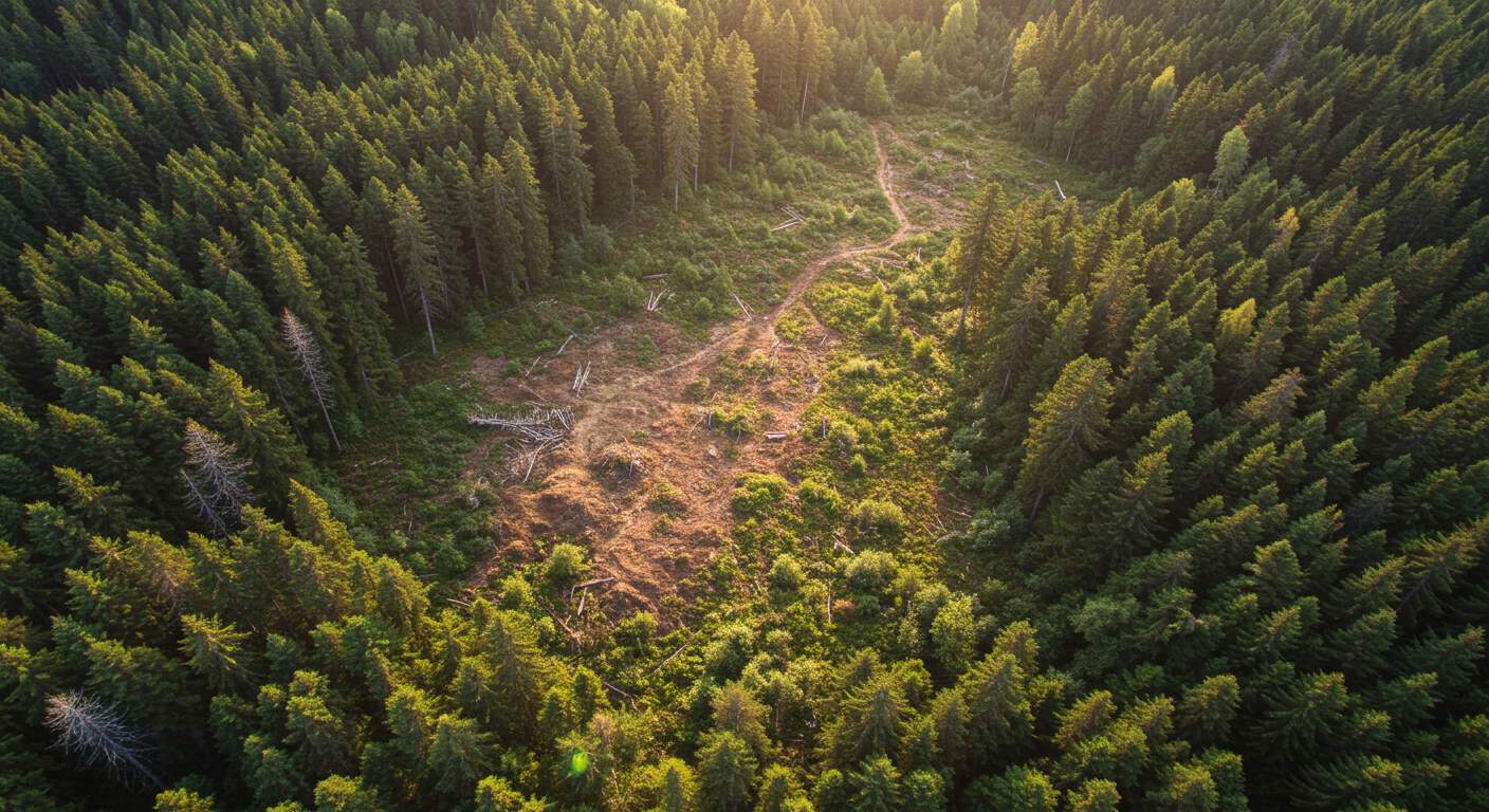 Очистка лесного участка для дальнейшего использования Раскорчёвка лесного участка