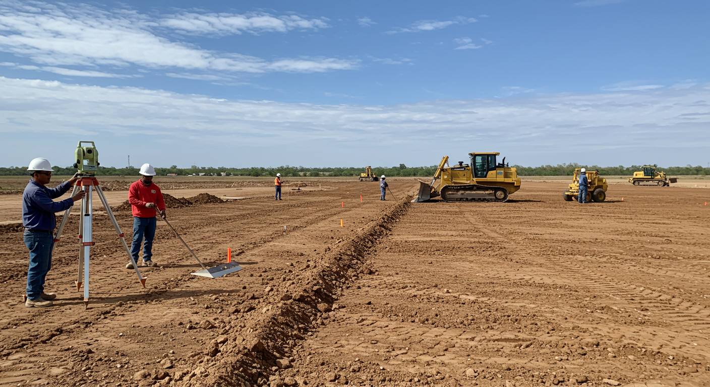 Выравнивание и планировка участка