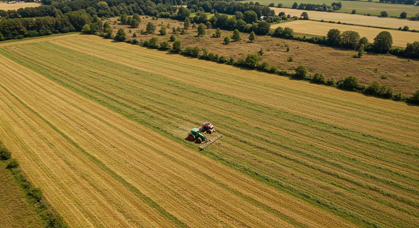 Подготовка участка для сенокосов Раскорчёвка земли под сенокосы