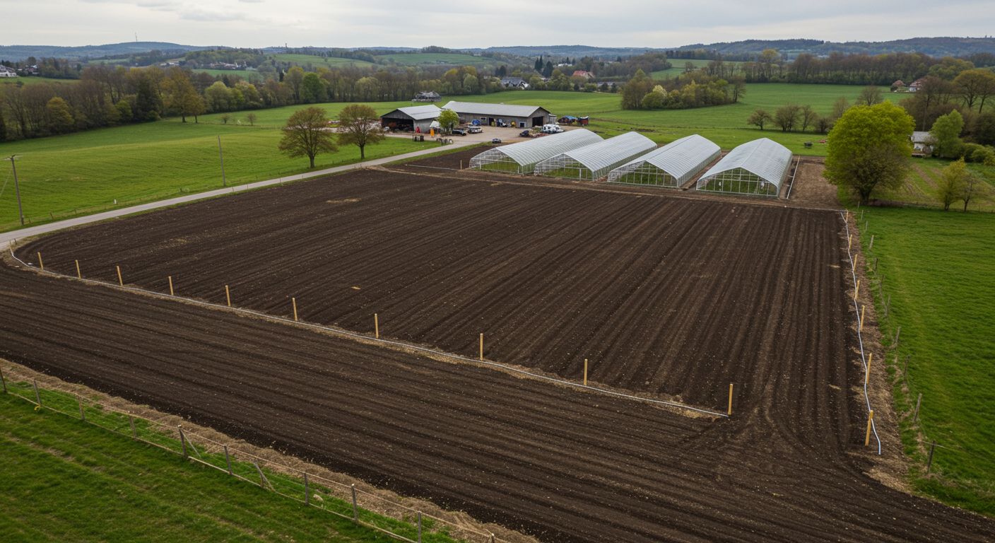 Раскорчёвка под фермерские теплицы