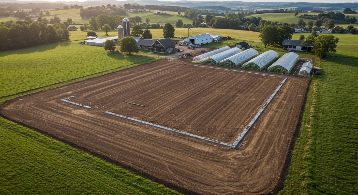 Удаление деревьев и кустарников для подготовки теплицы Раскорчёвка участка под фермерские теплицы