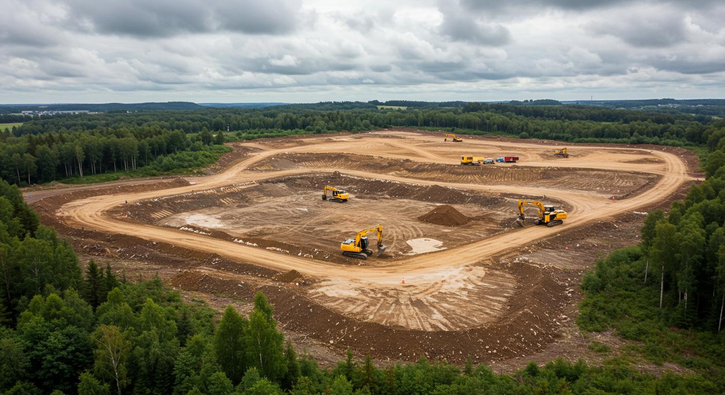 Раскорчёвка для промышленного освоения