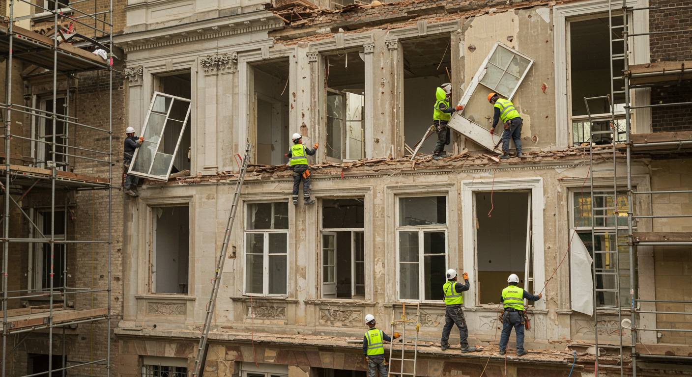 Комплексный вывоз дверей и окон