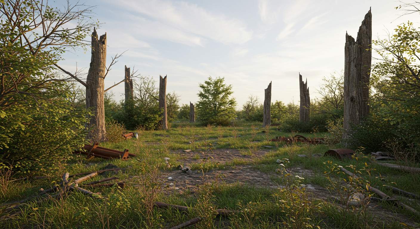 Раскорчёвка заброшенного участка
