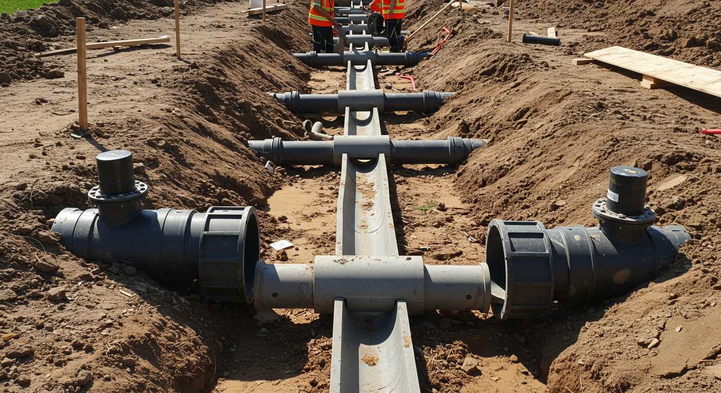 Создание дренажной системы на строительной площадке