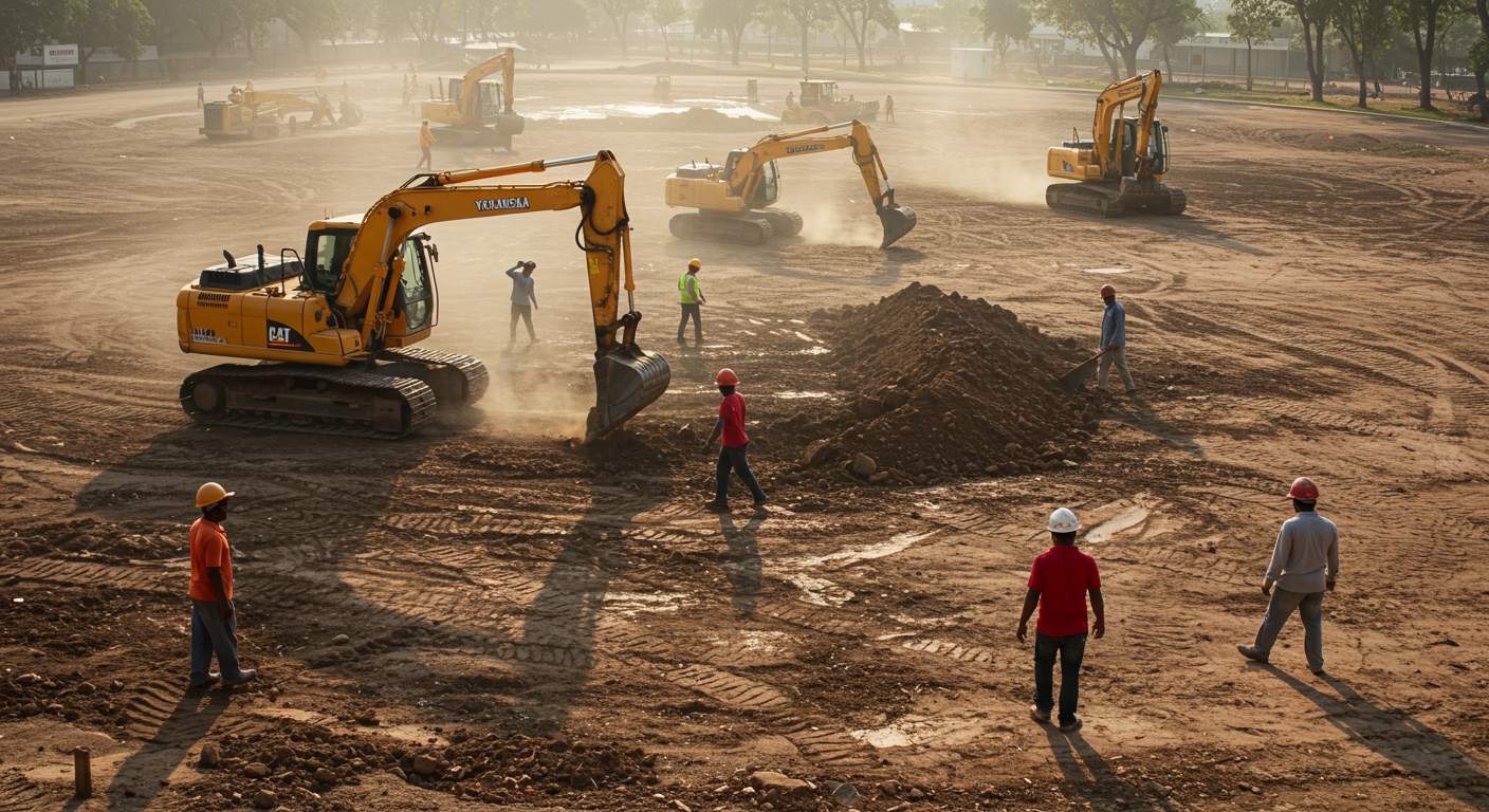 Раскорчёвка участка под рекреацию