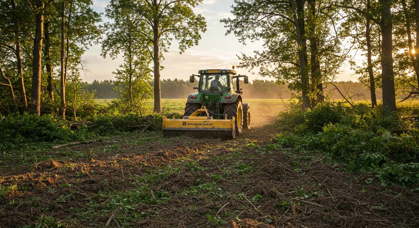 Раскорчёвка земли для сельхозпроизводства