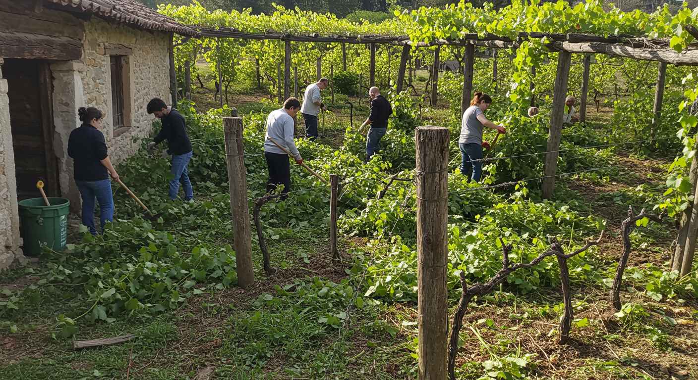 Раскорчёвка старого сада