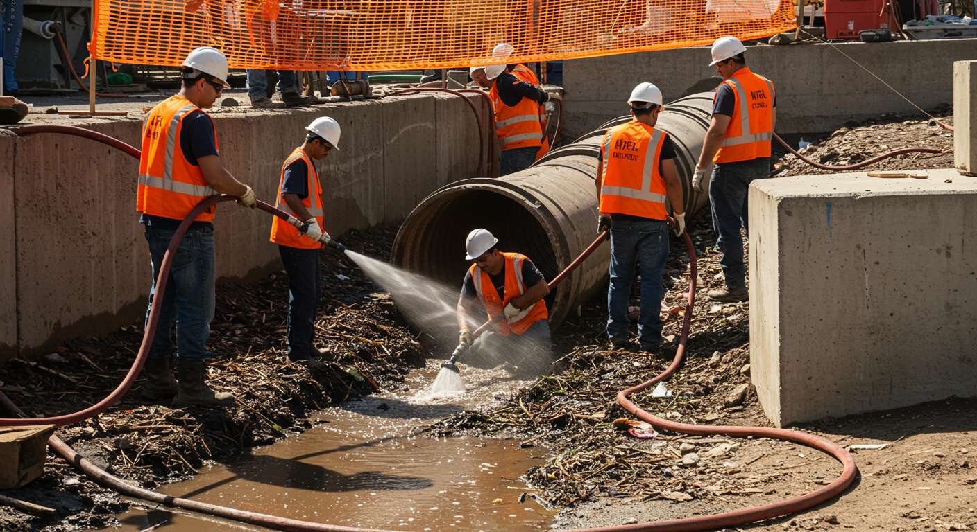 Очистка и обслуживание водоотводных систем