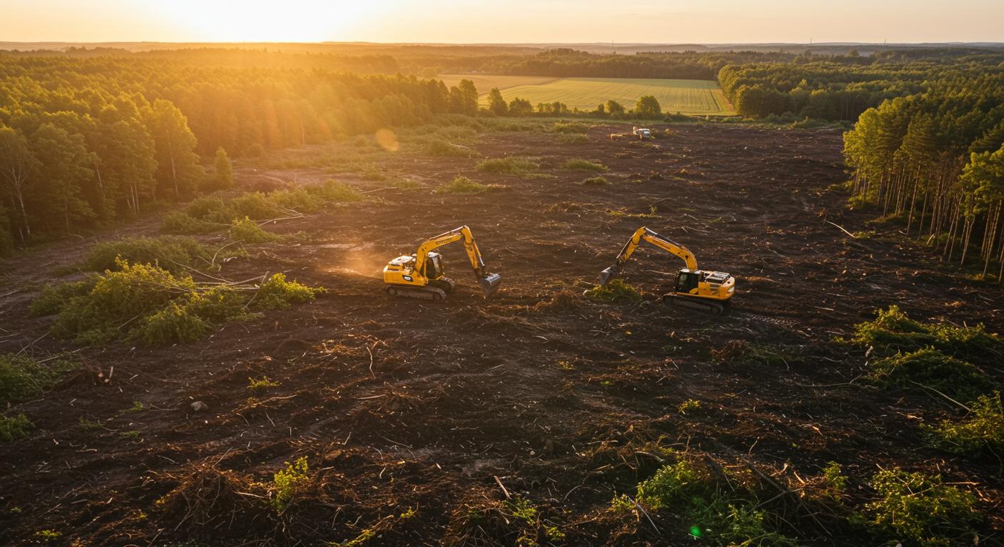 Раскорчёвка земель для сельского хозяйства