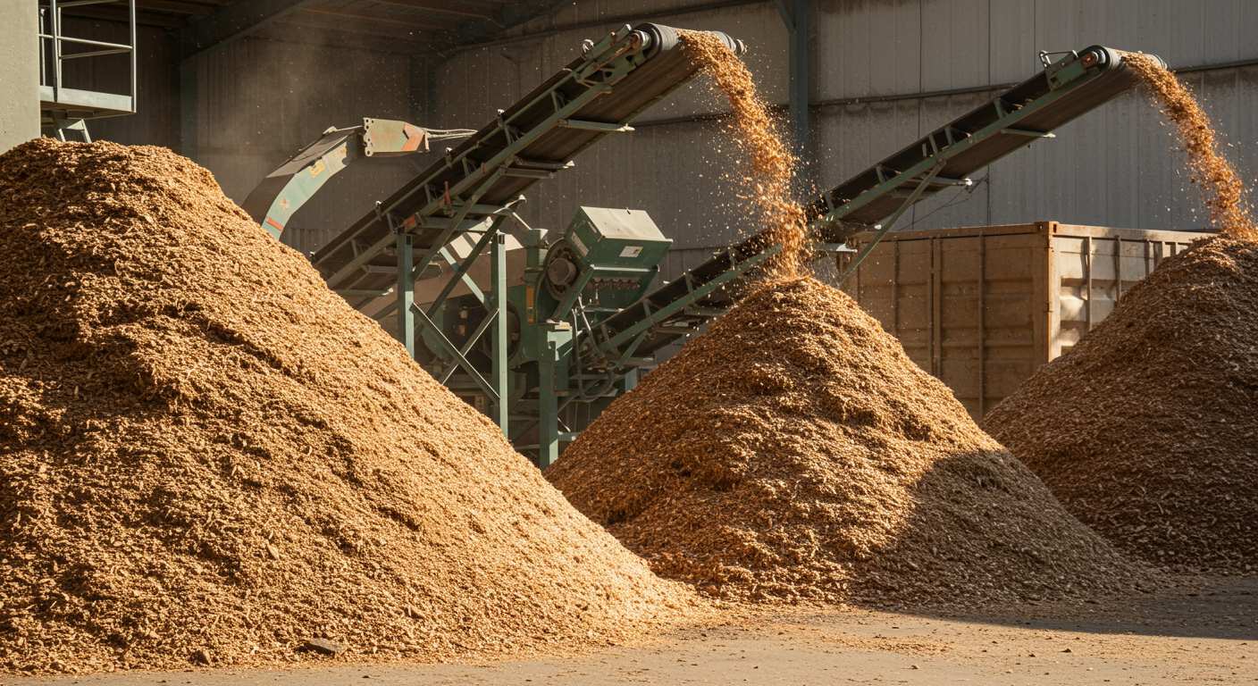 Утилизация опилок и щепы