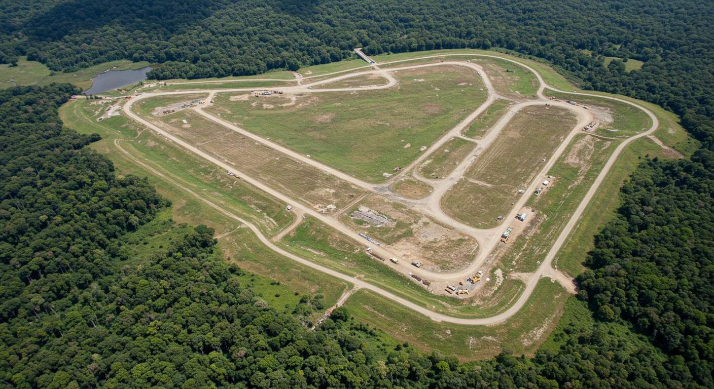 Раскорчёвка зоны водохранилища