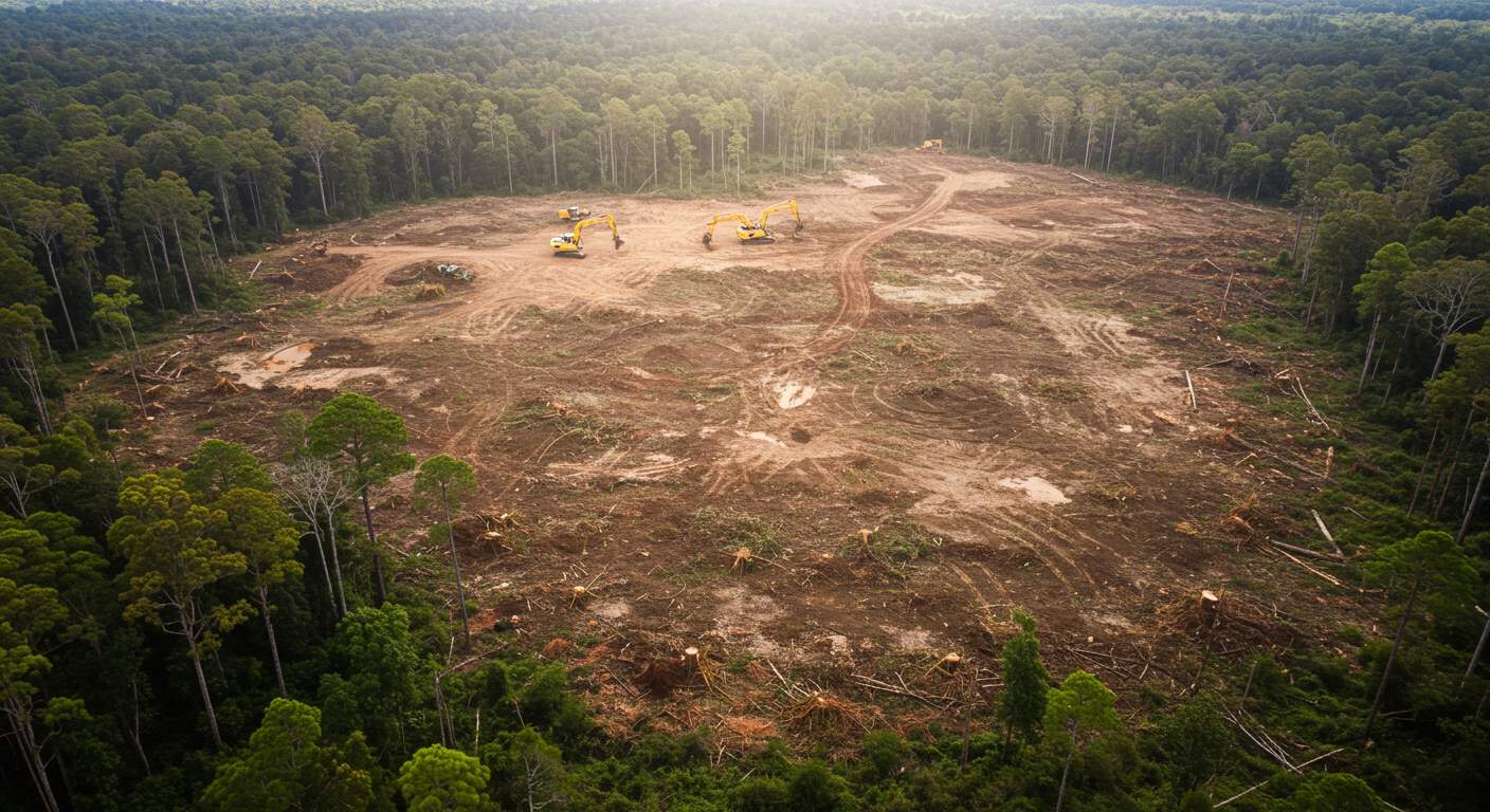 Раскорчёвка под фермерские угодья