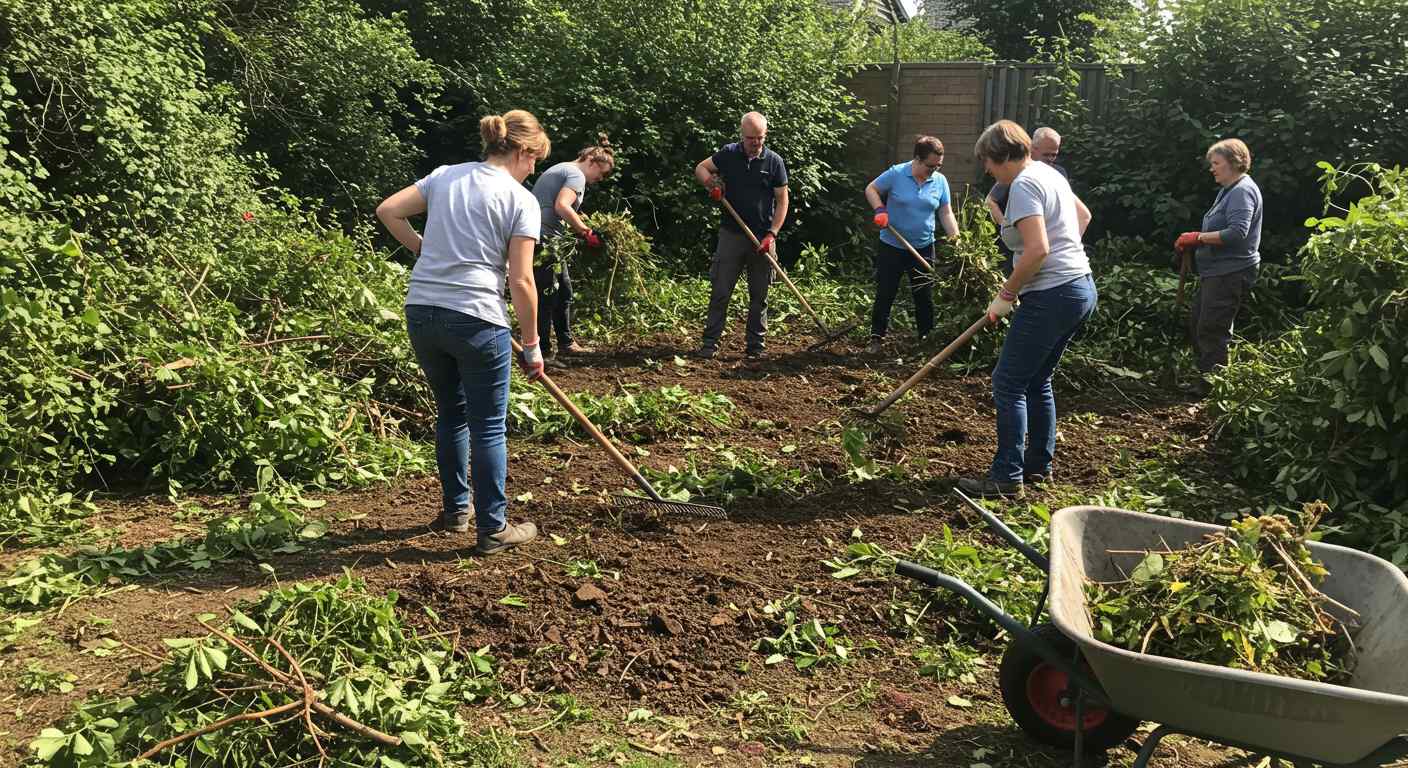 Раскорчёвка садоводческого участка