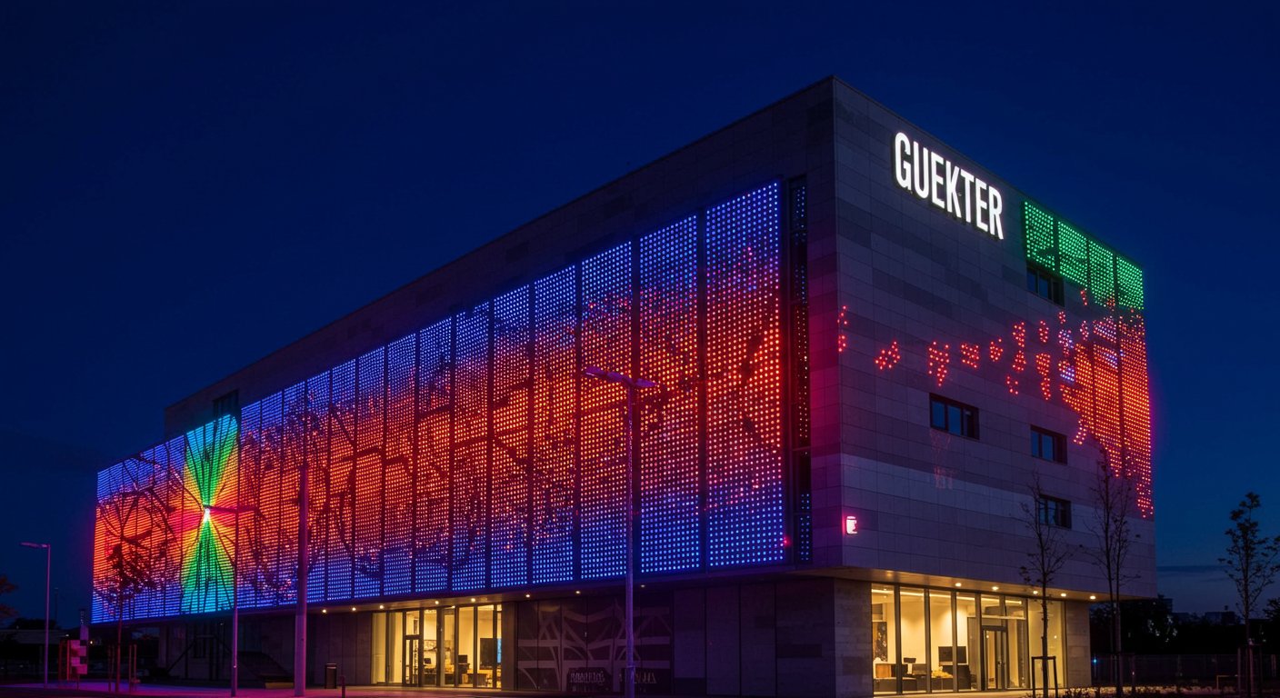 Архитектурные LED-системы на фасаде