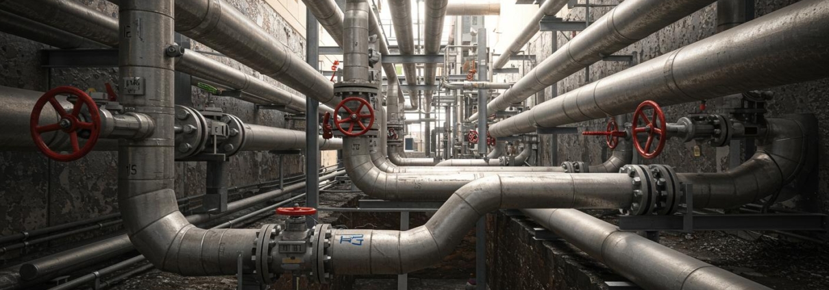 Проведение газовых и тепловых коммуникаций