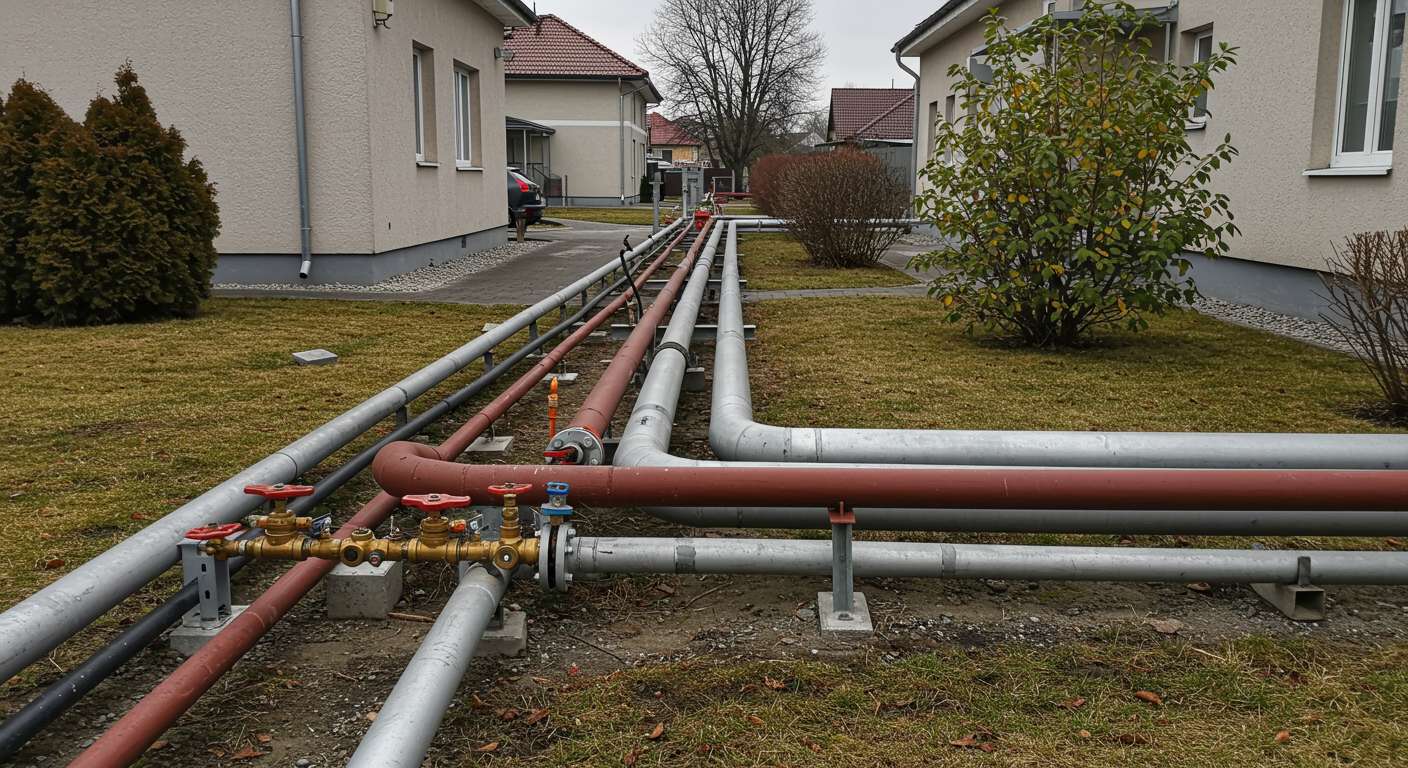 Прокладка газовых и тепловых коммуникаций