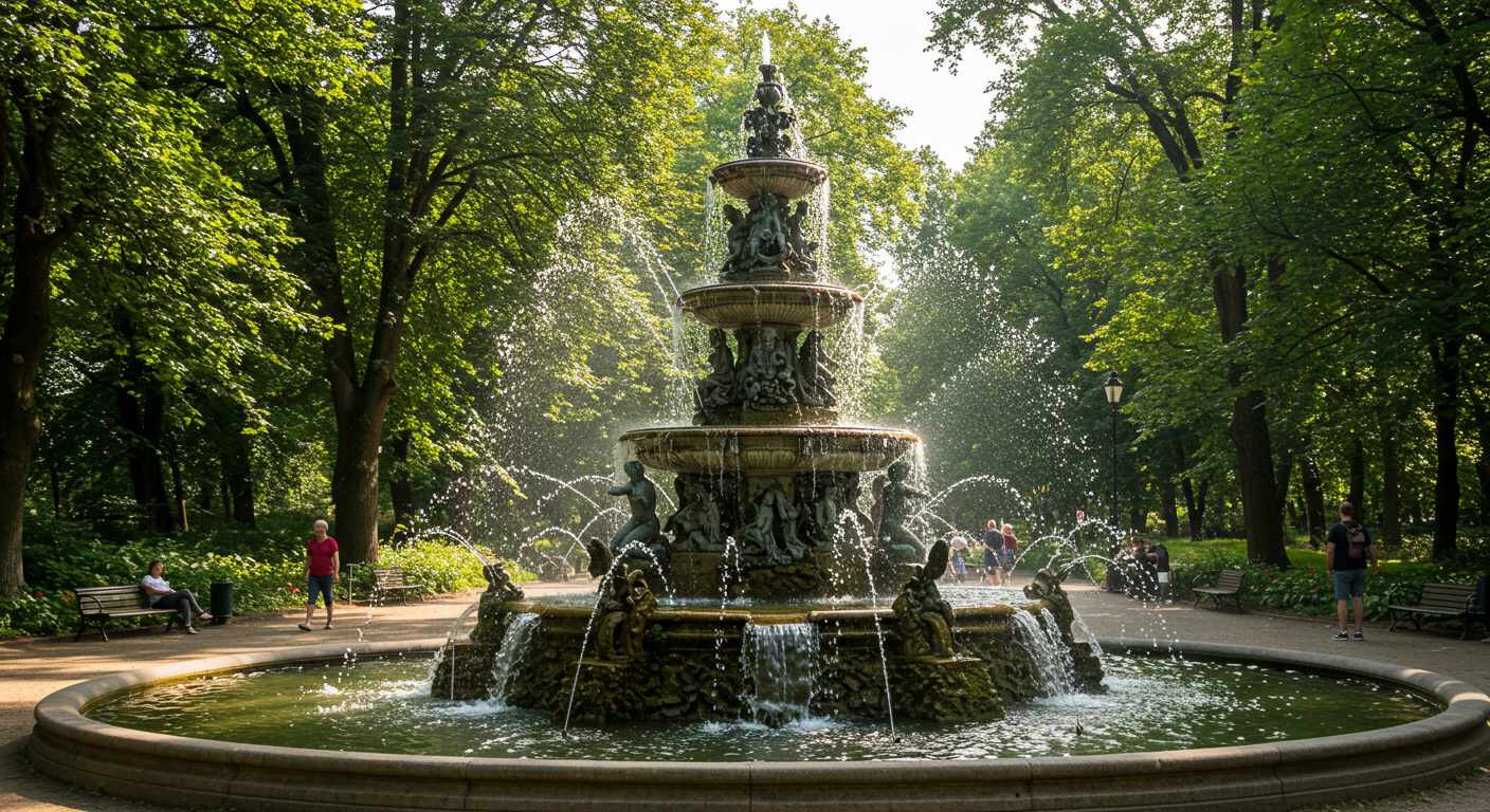 Парковые фонтаны