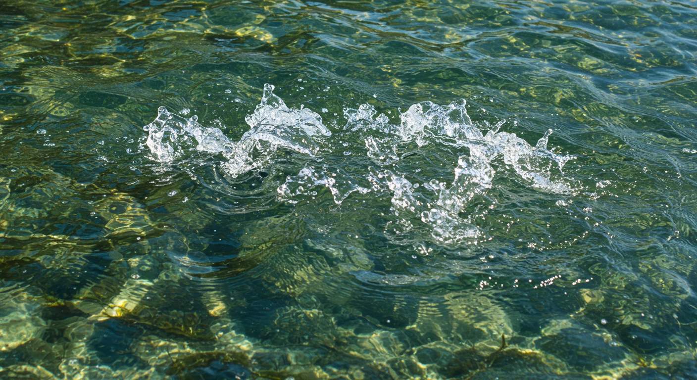 Комплексная водная композиция на благоустроенной территории
