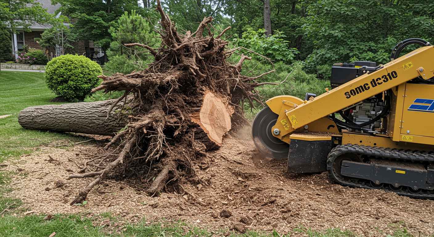 Профессиональная вырубка пней и корней Удаление пней и корней с участка