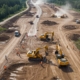 Раскорчёвка при строительстве транспортных магистралей