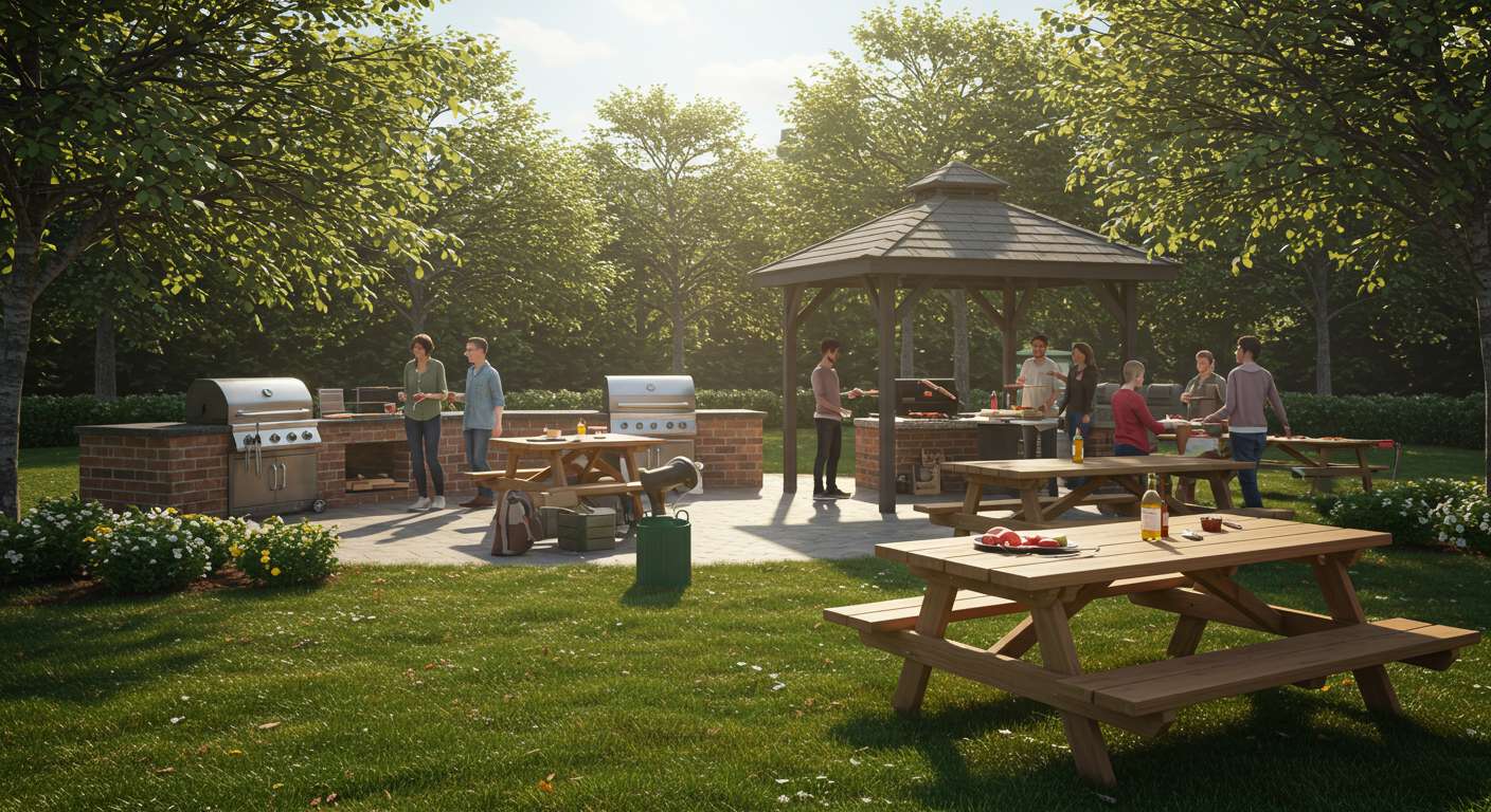 Комфортные зоны отдыха на свежем воздухе Зона барбекю и пикника