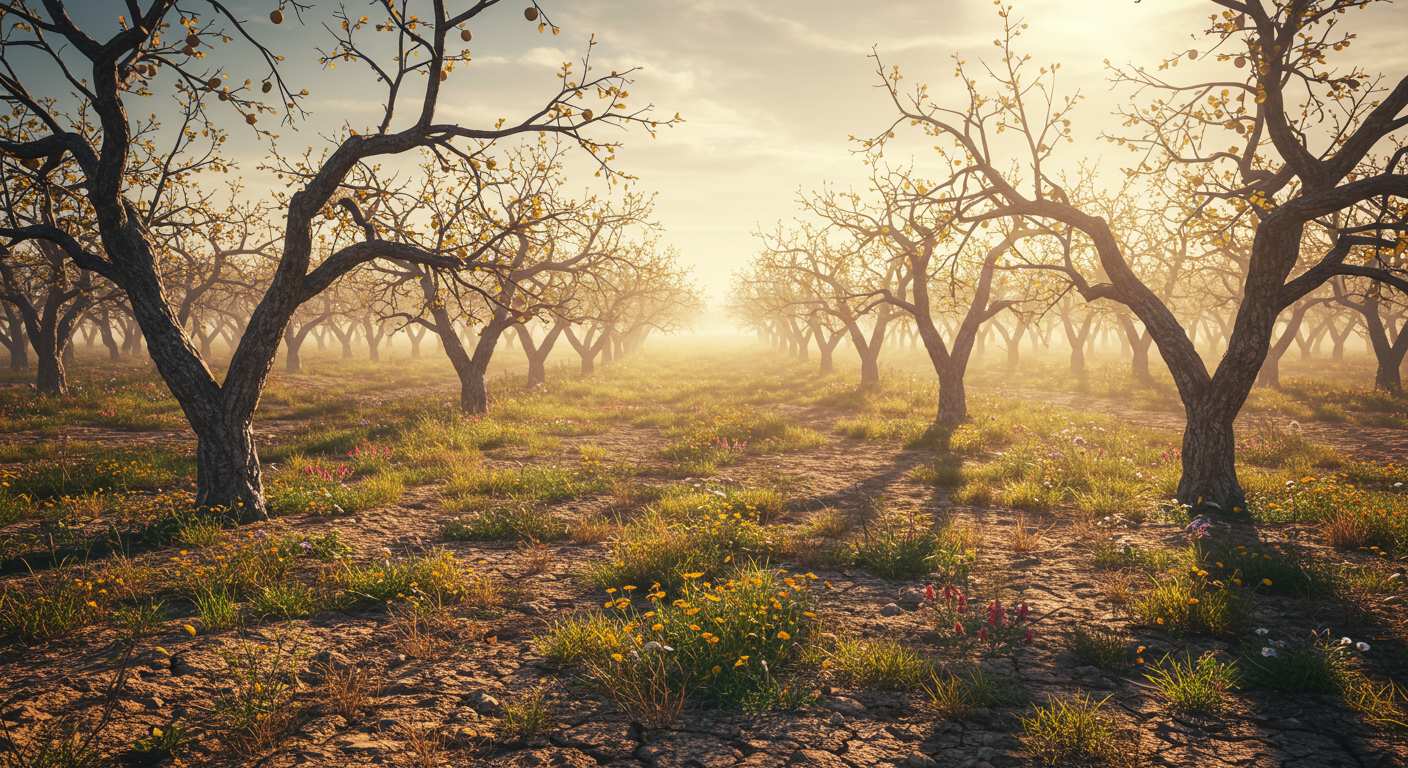 Раскорчёвка старого фруктового сада