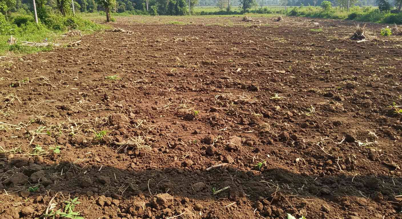 Раскорчёвка земли под сельхозпосевы